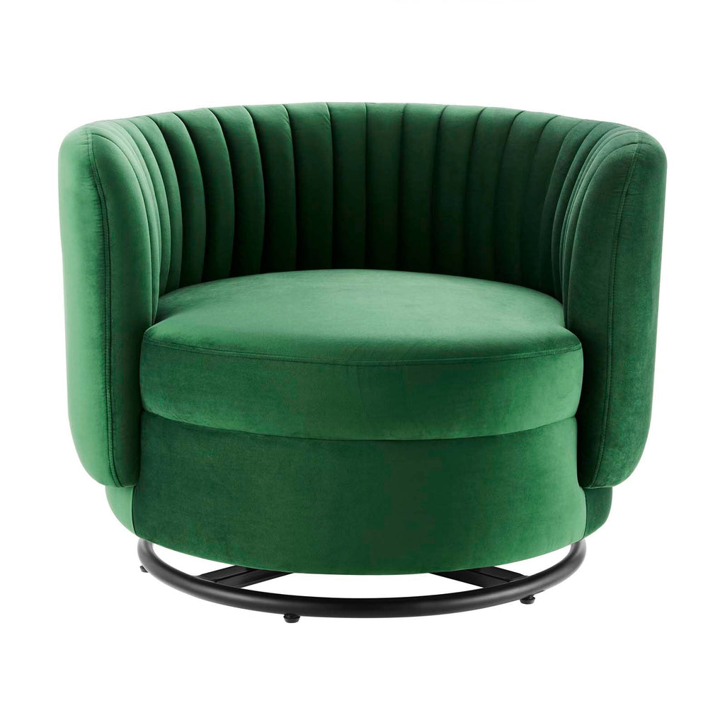 Embrace Tufted Performance Velvet Swivel Chair by Modway