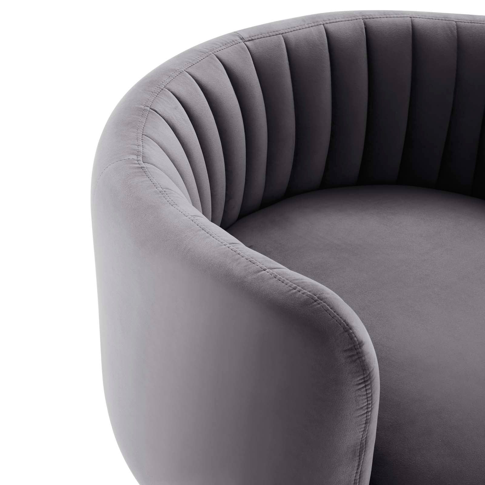 Embrace Tufted Performance Velvet Swivel Chair by Modway