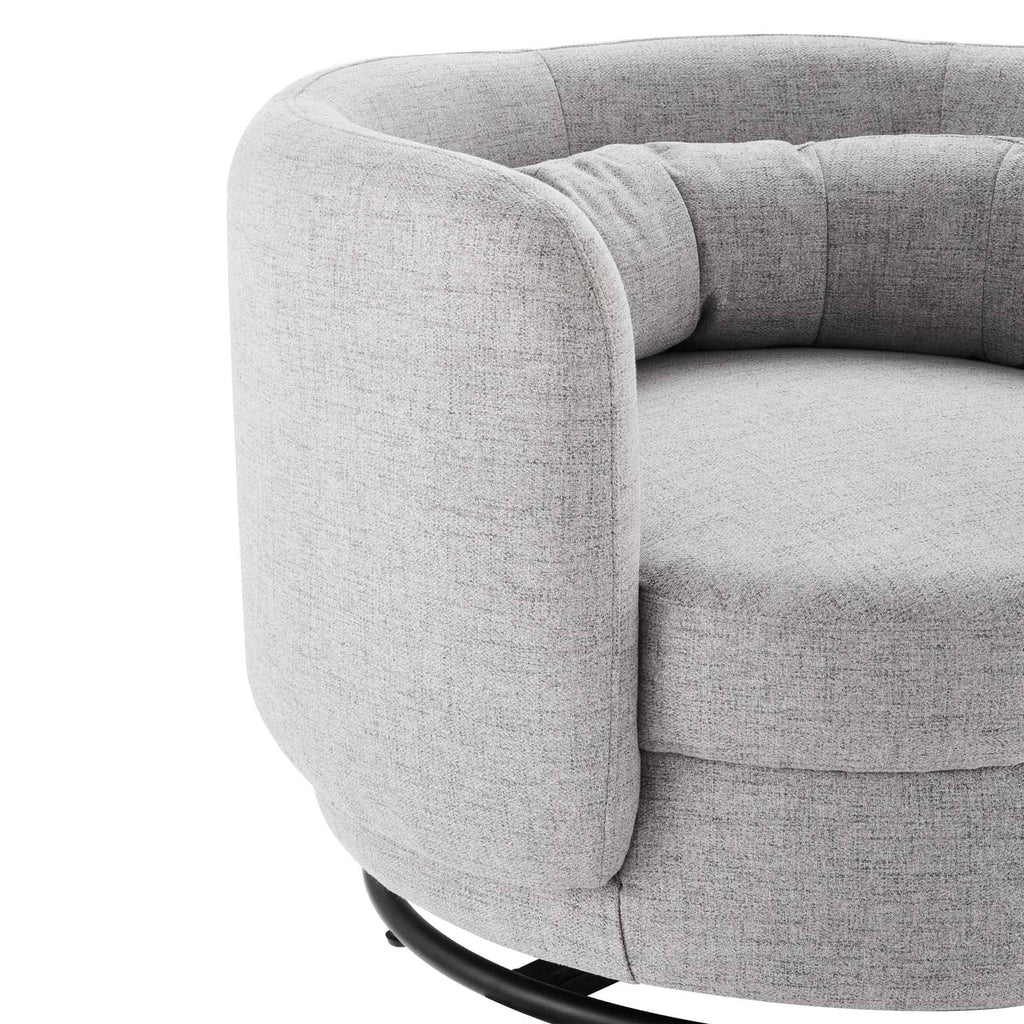 Relish Upholstered Fabric Swivel Chair by Modway