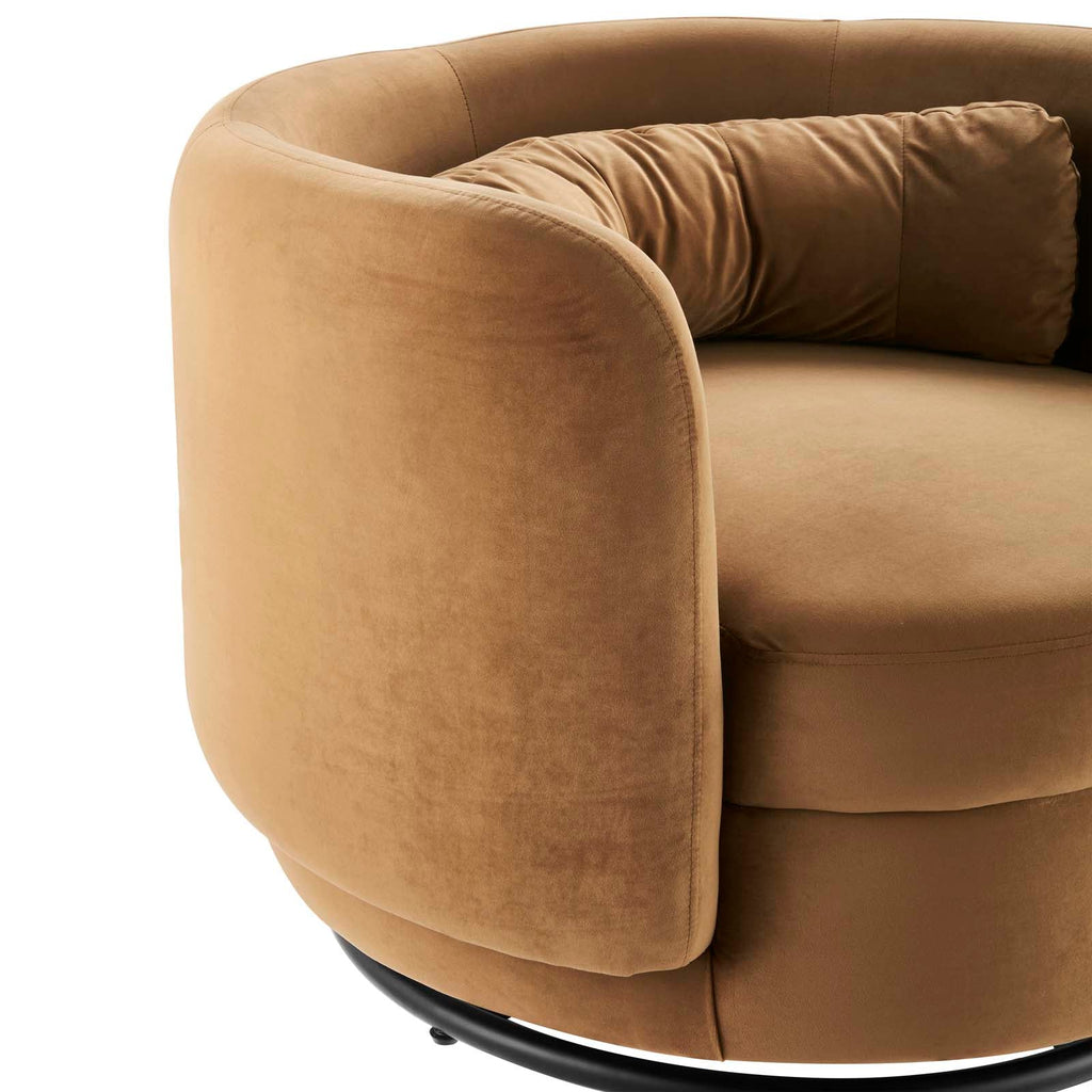 Relish Performance Velvet Swivel Chair by Modway