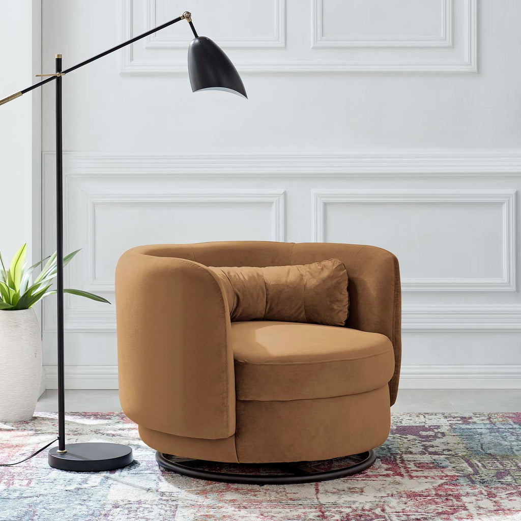 Relish Performance Velvet Swivel Chair by Modway