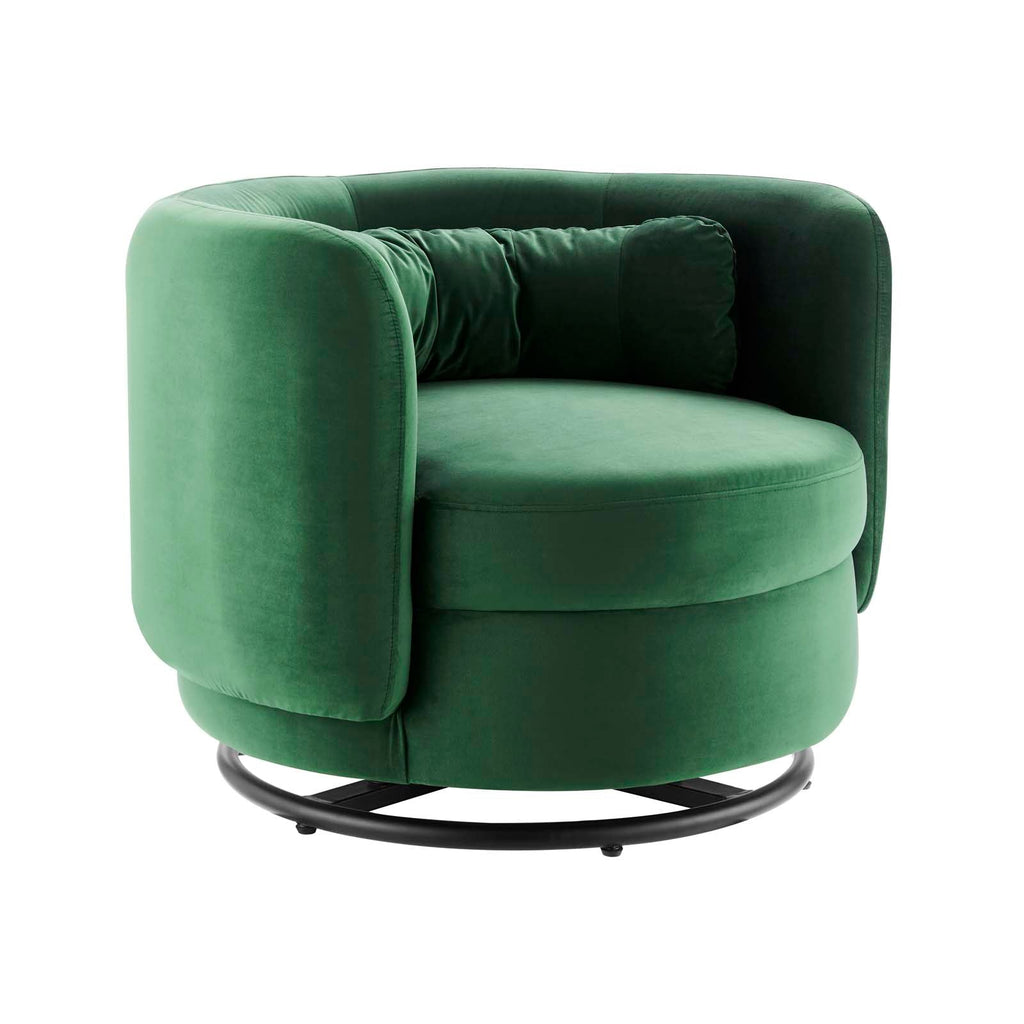 Relish Performance Velvet Swivel Chair by Modway
