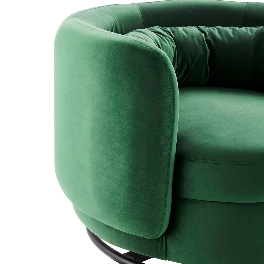 Relish Performance Velvet Swivel Chair by Modway