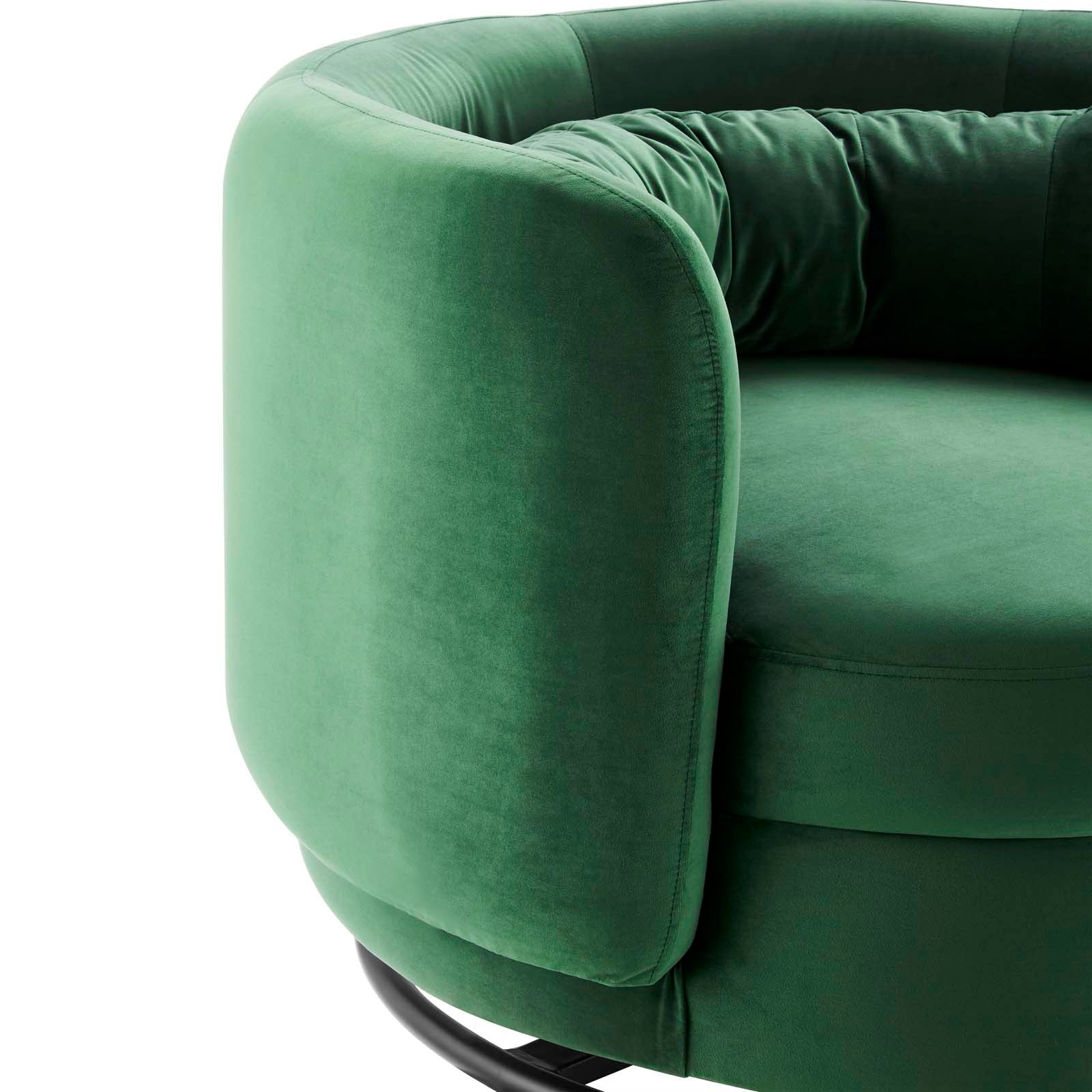 Relish Performance Velvet Swivel Chair by Modway