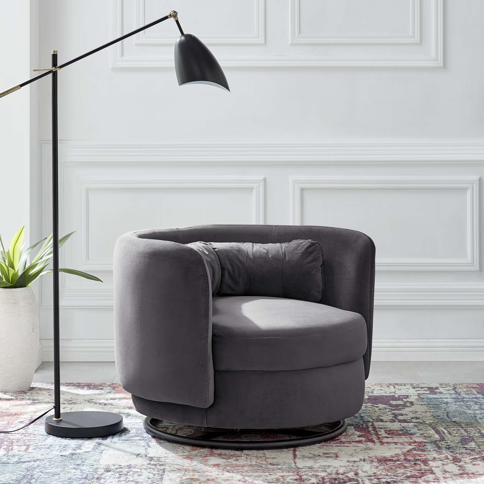 Relish Performance Velvet Swivel Chair by Modway