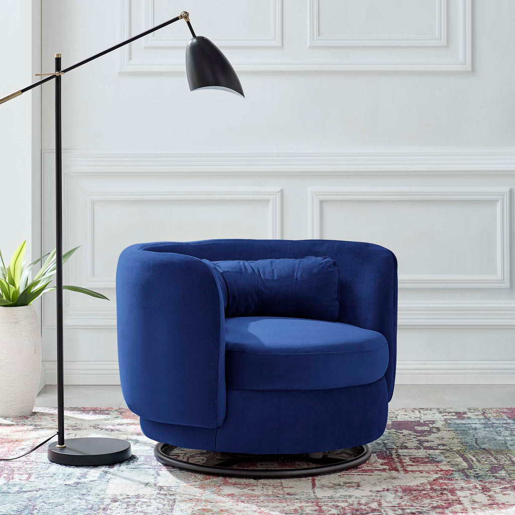 Relish Performance Velvet Swivel Chair by Modway