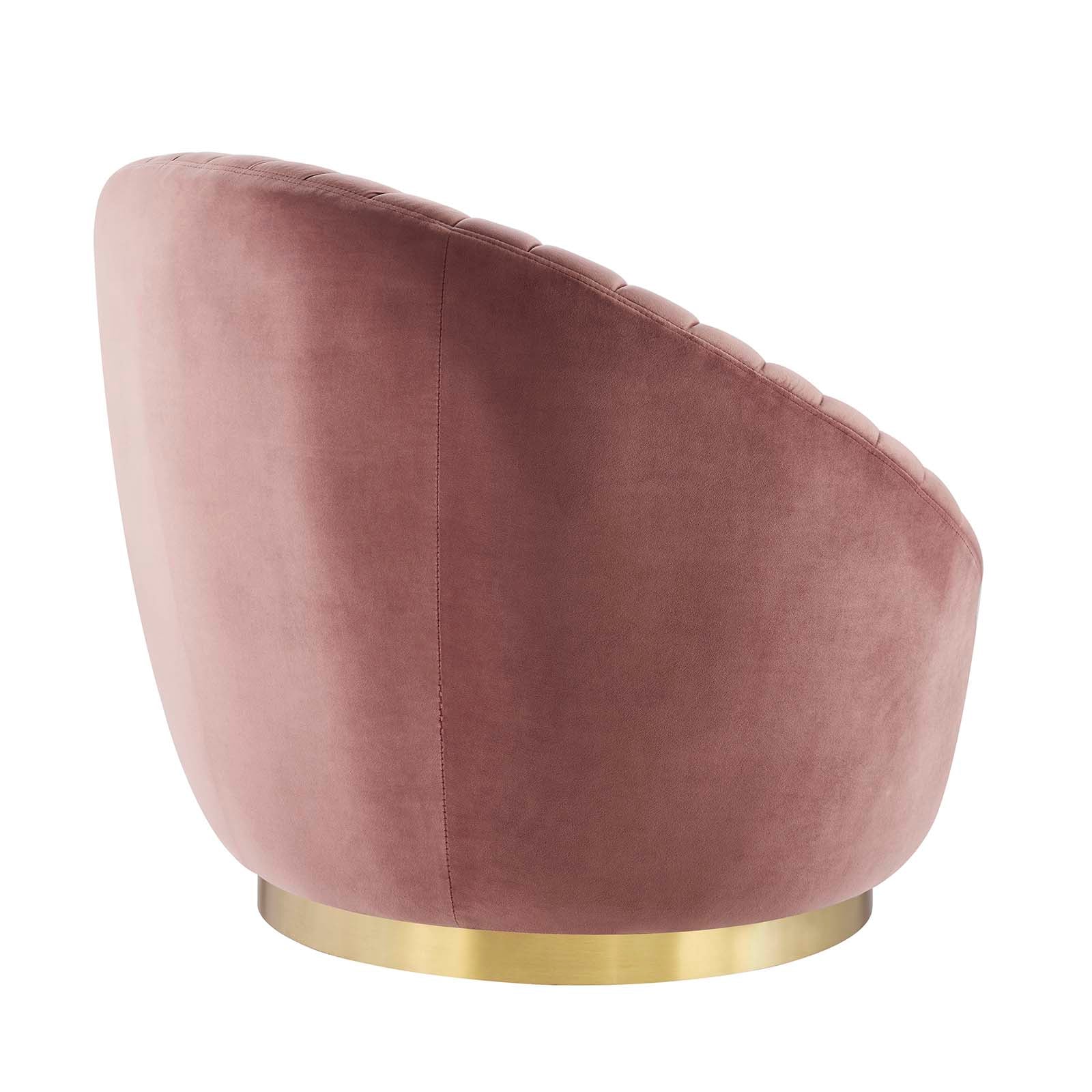 Whirr Tufted Performance Velvet Swivel Chair by Modway