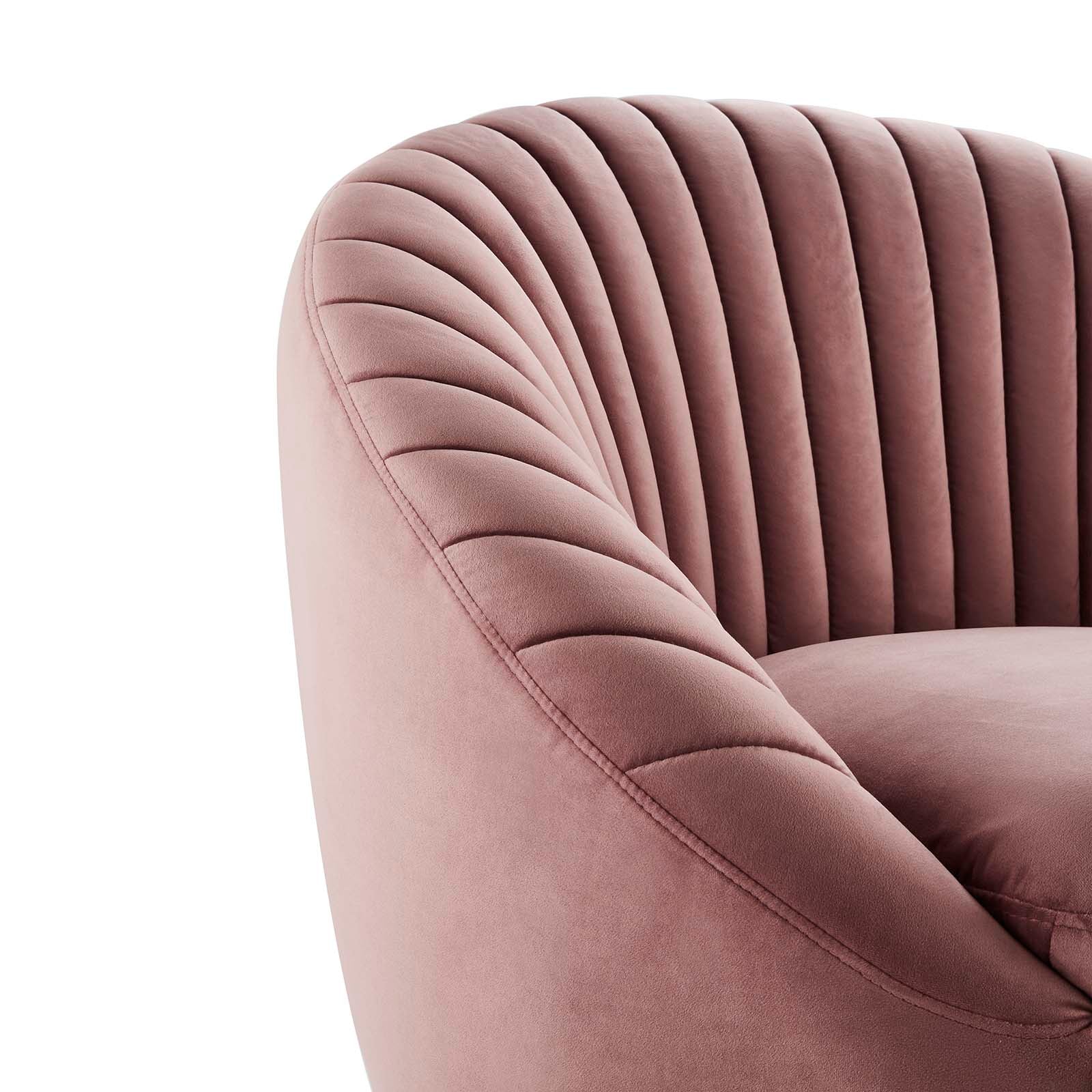 Whirr Tufted Performance Velvet Swivel Chair by Modway