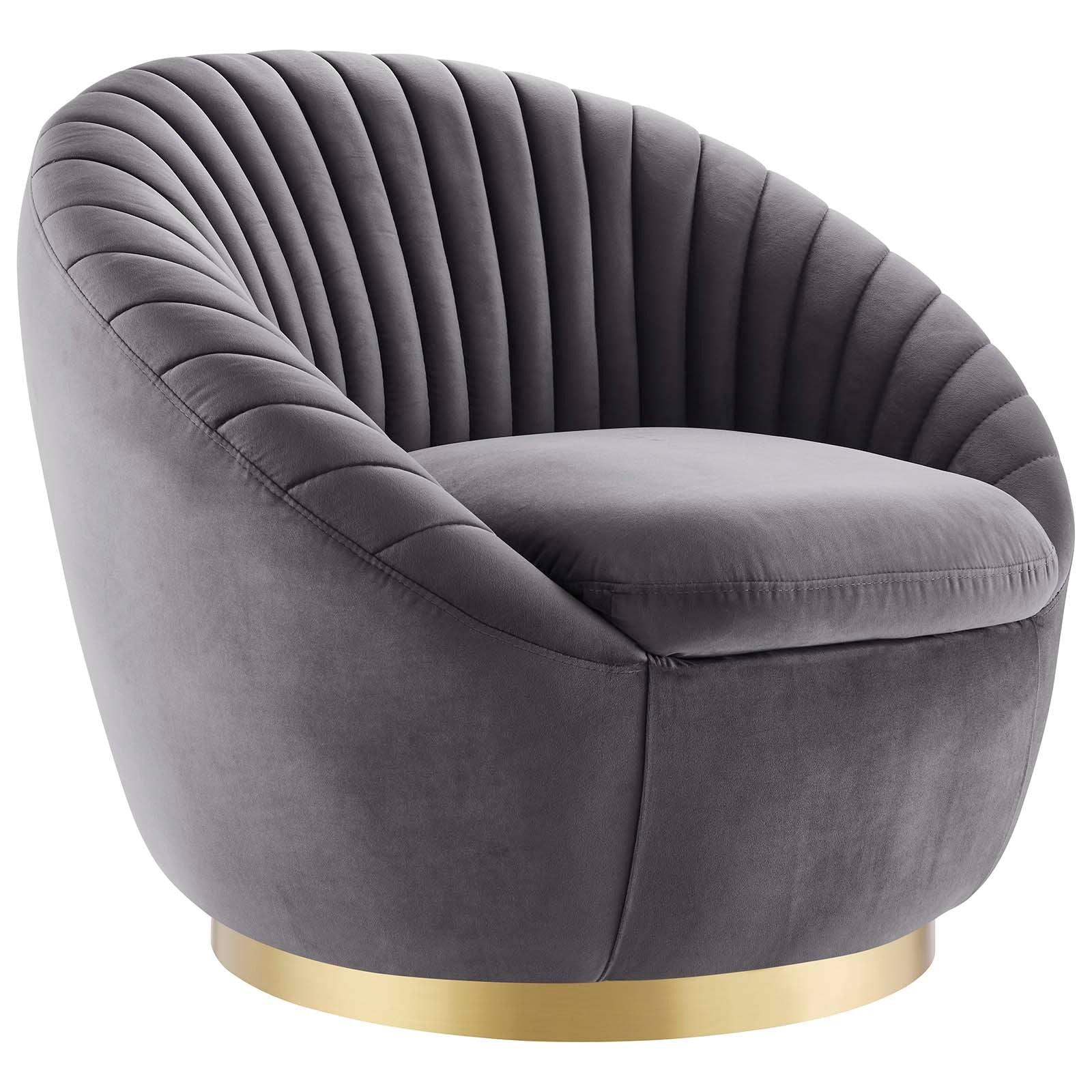 Whirr Tufted Performance Velvet Swivel Chair by Modway