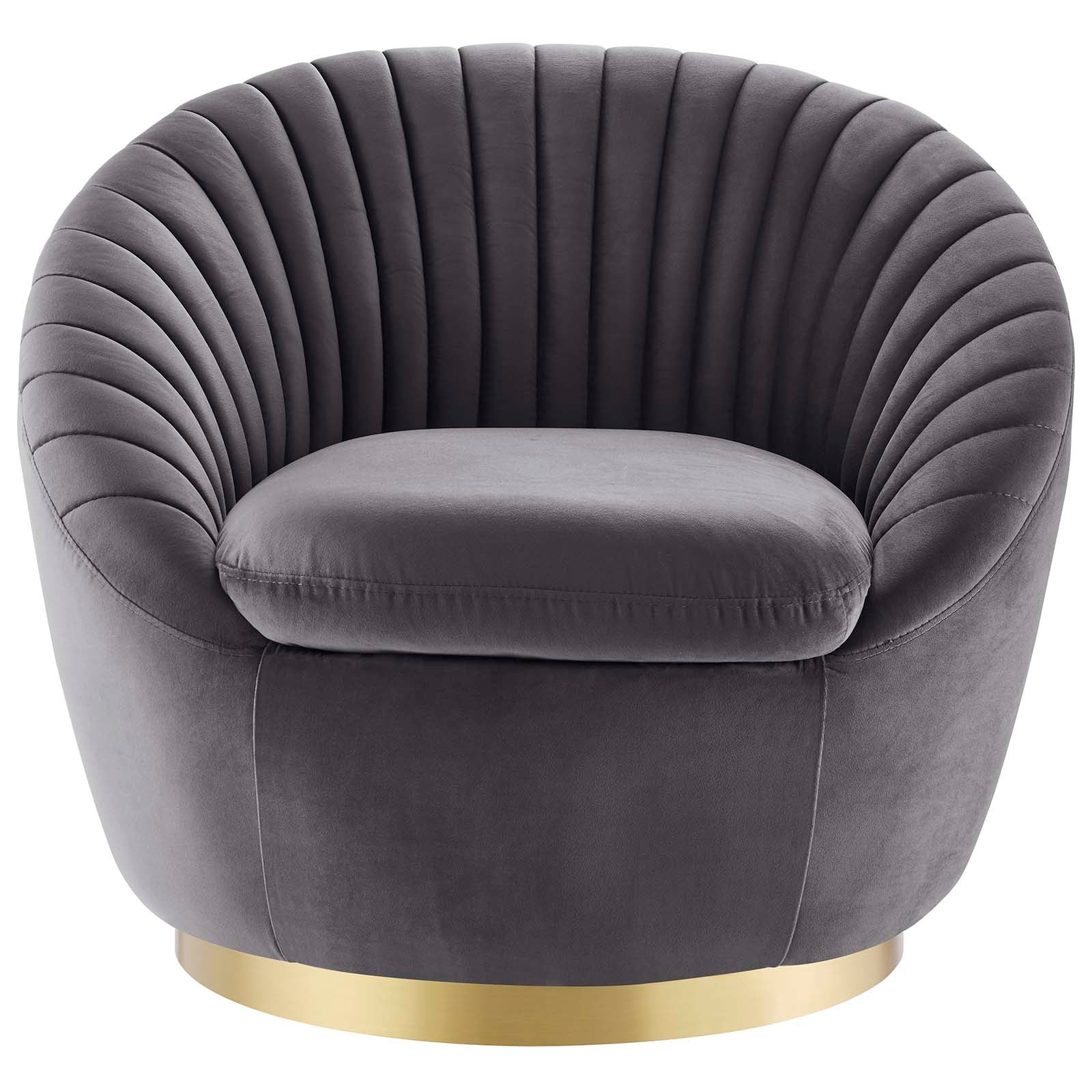 Whirr Tufted Performance Velvet Swivel Chair by Modway
