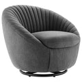 Whirr Tufted Fabric Swivel Chair by Modway