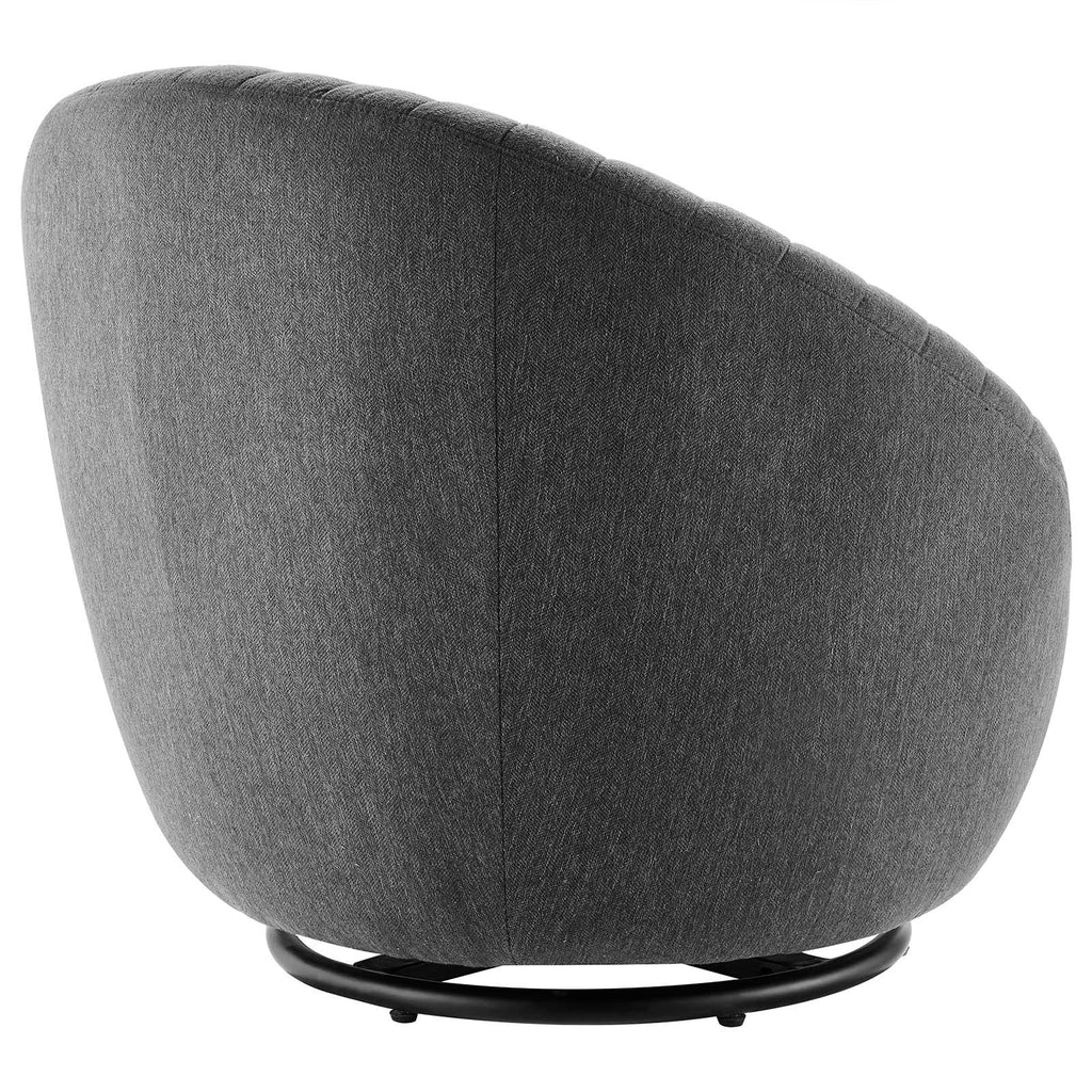 Whirr Tufted Fabric Swivel Chair by Modway