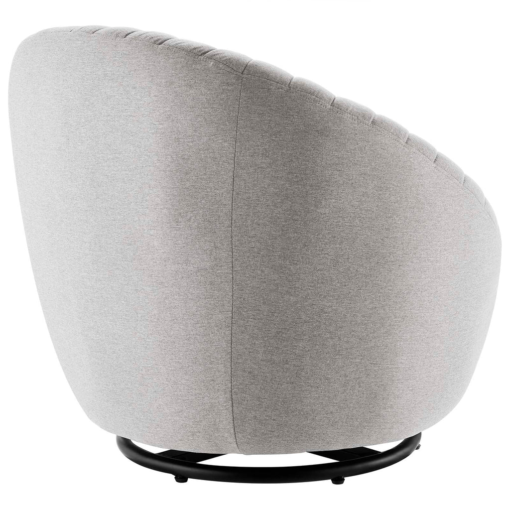Whirr Tufted Fabric Swivel Chair by Modway