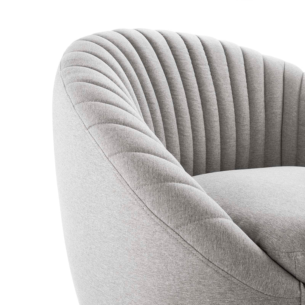 Whirr Tufted Fabric Swivel Chair by Modway