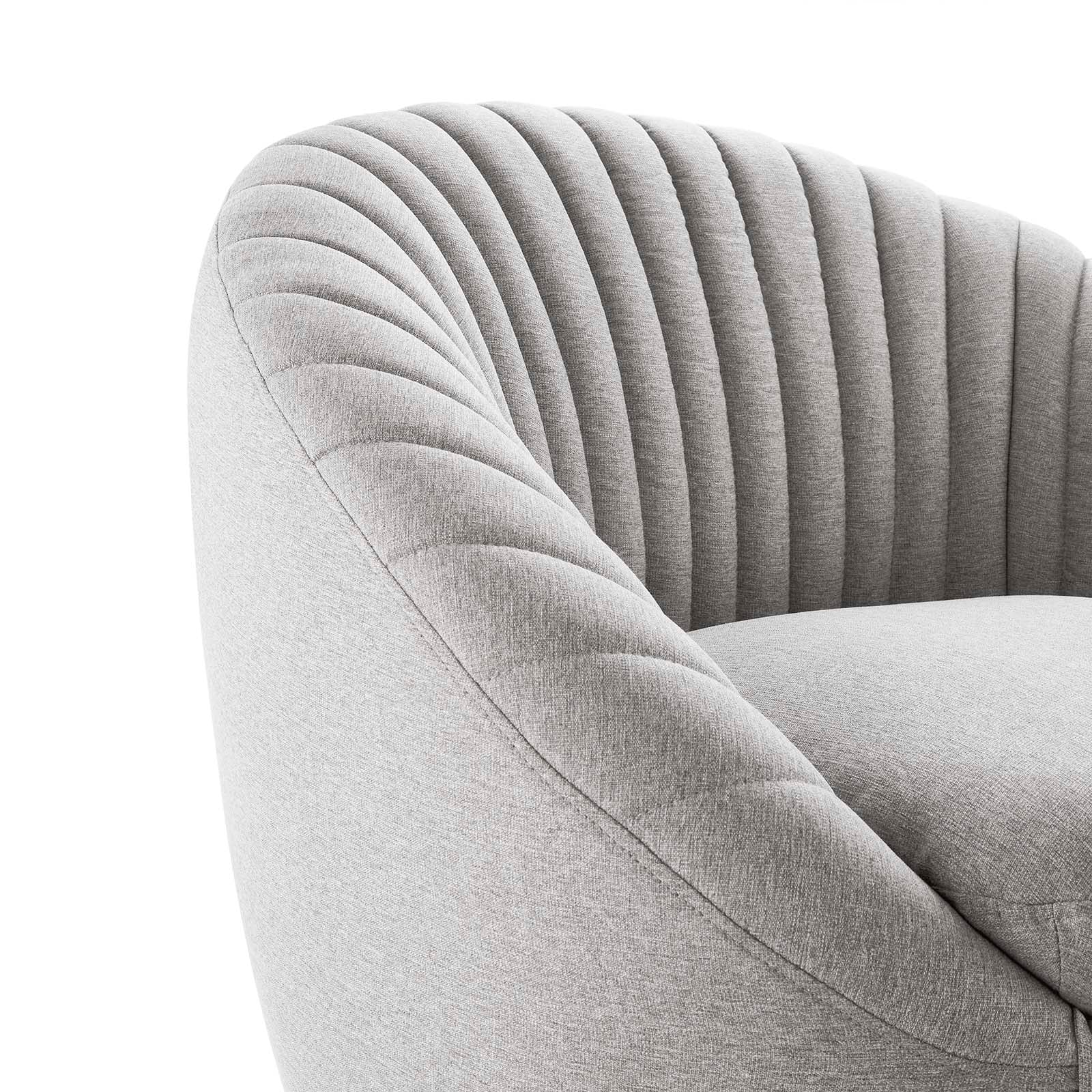 Whirr Tufted Fabric Swivel Chair by Modway