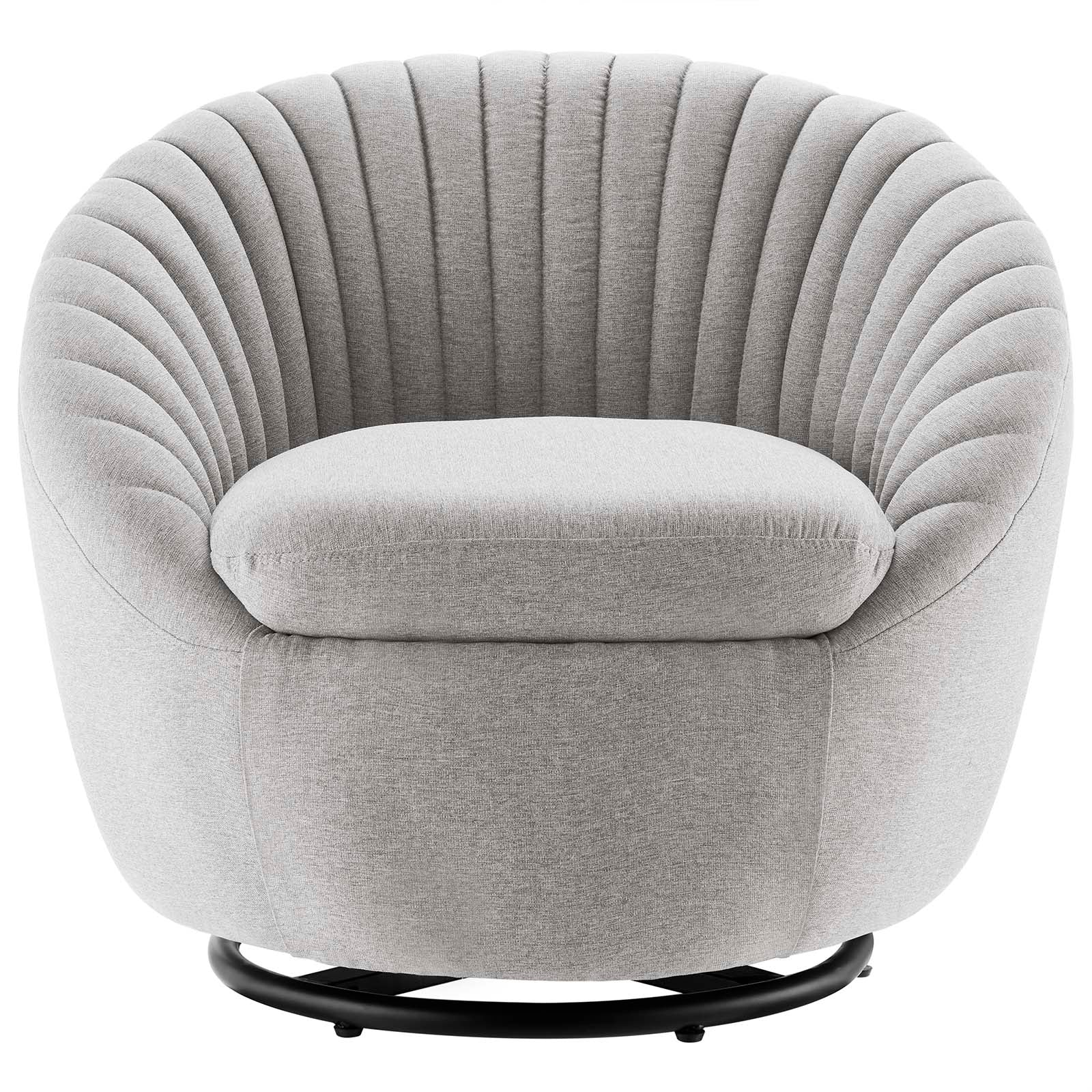 Whirr Tufted Fabric Swivel Chair by Modway