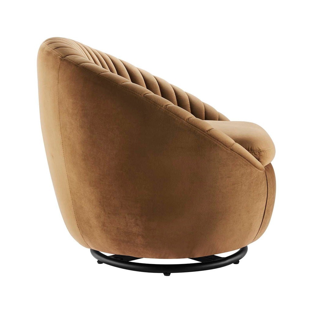Whirr Tufted Performance Velvet Swivel Chair by Modway