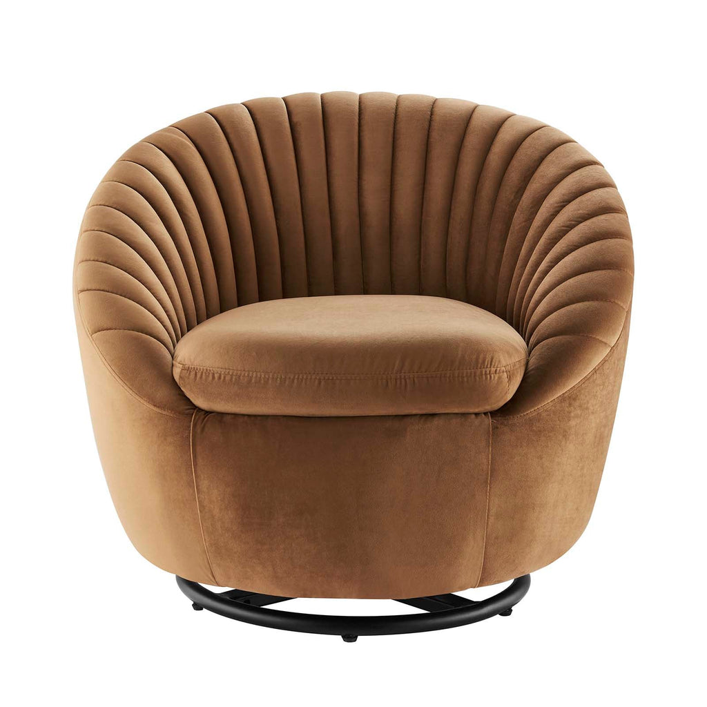 Whirr Tufted Performance Velvet Swivel Chair by Modway