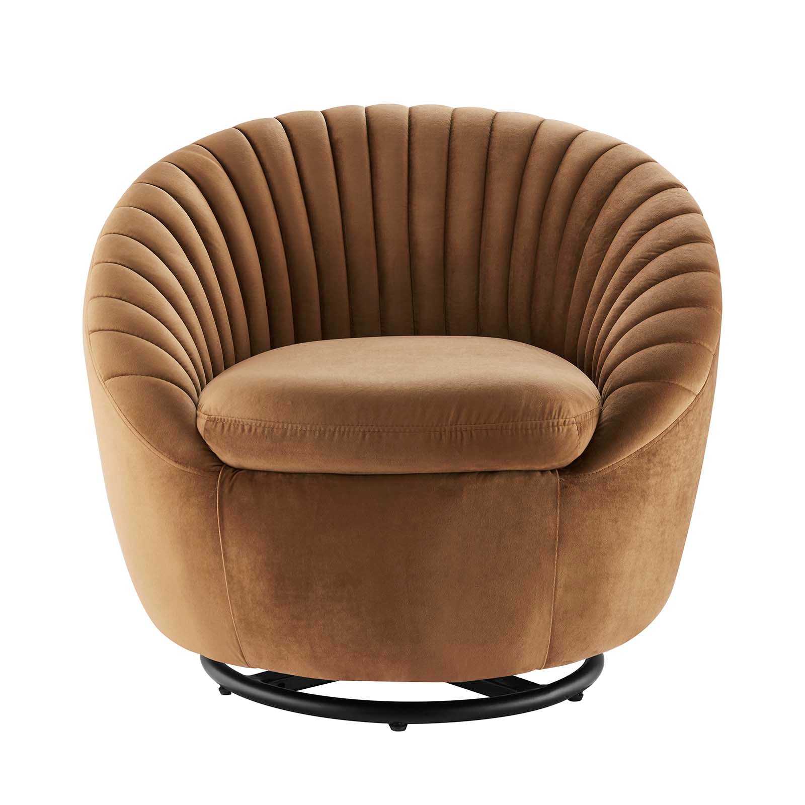 Whirr Tufted Performance Velvet Swivel Chair by Modway