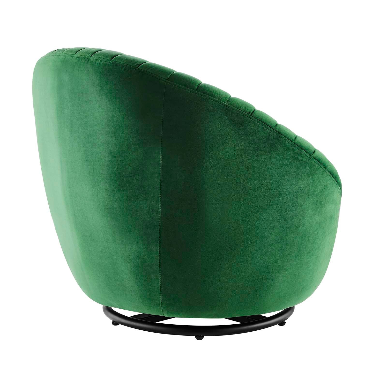 Whirr Tufted Performance Velvet Swivel Chair by Modway