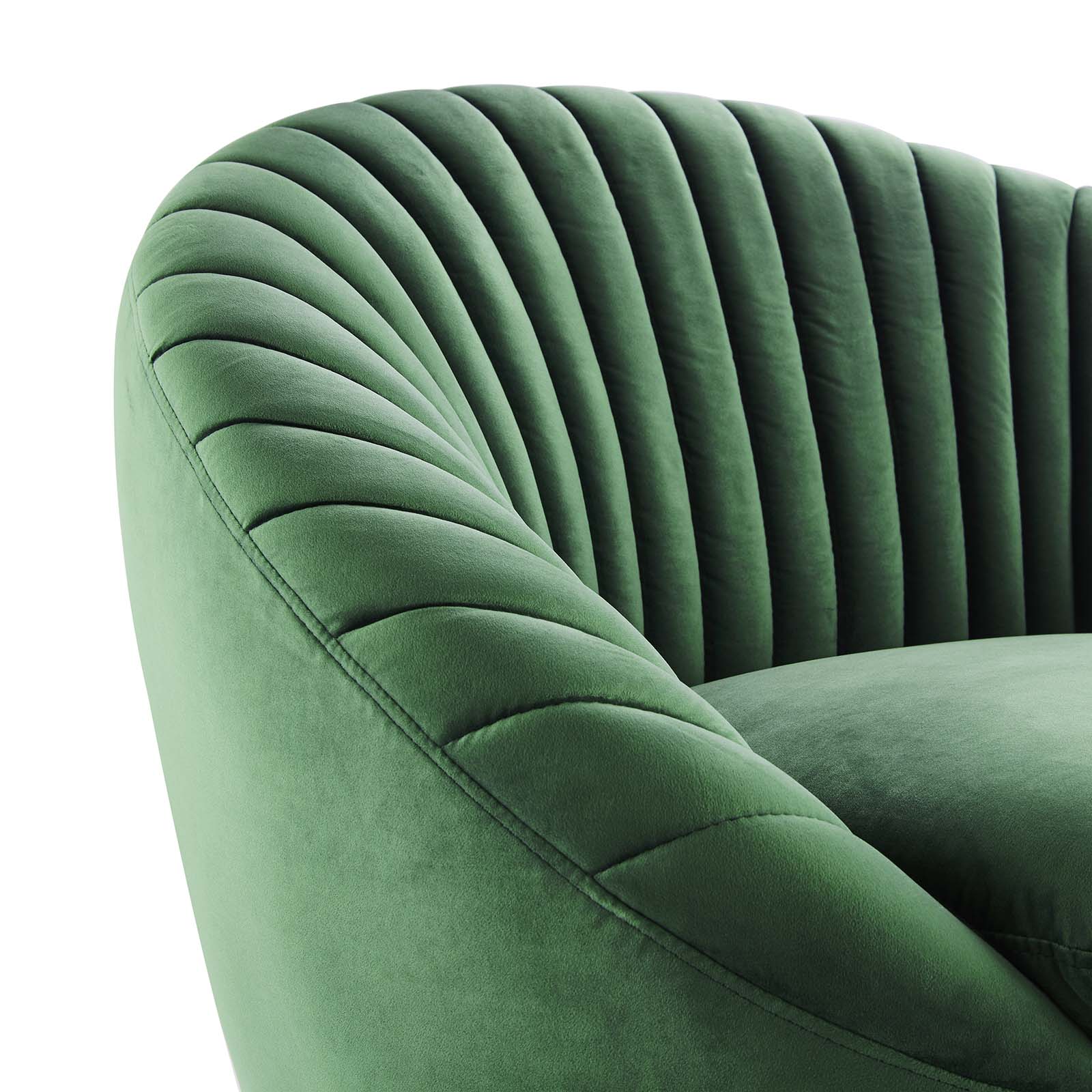 Whirr Tufted Performance Velvet Swivel Chair by Modway