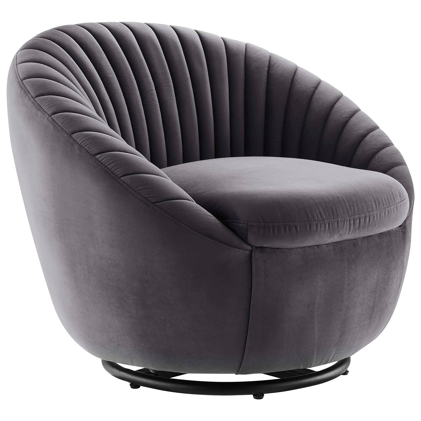 Whirr Tufted Performance Velvet Swivel Chair by Modway