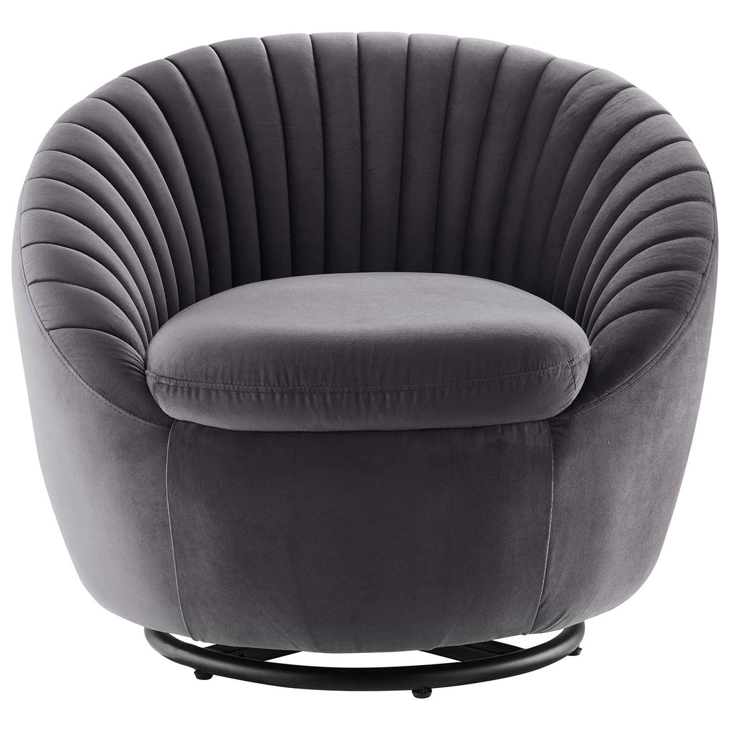 Whirr Tufted Performance Velvet Swivel Chair by Modway