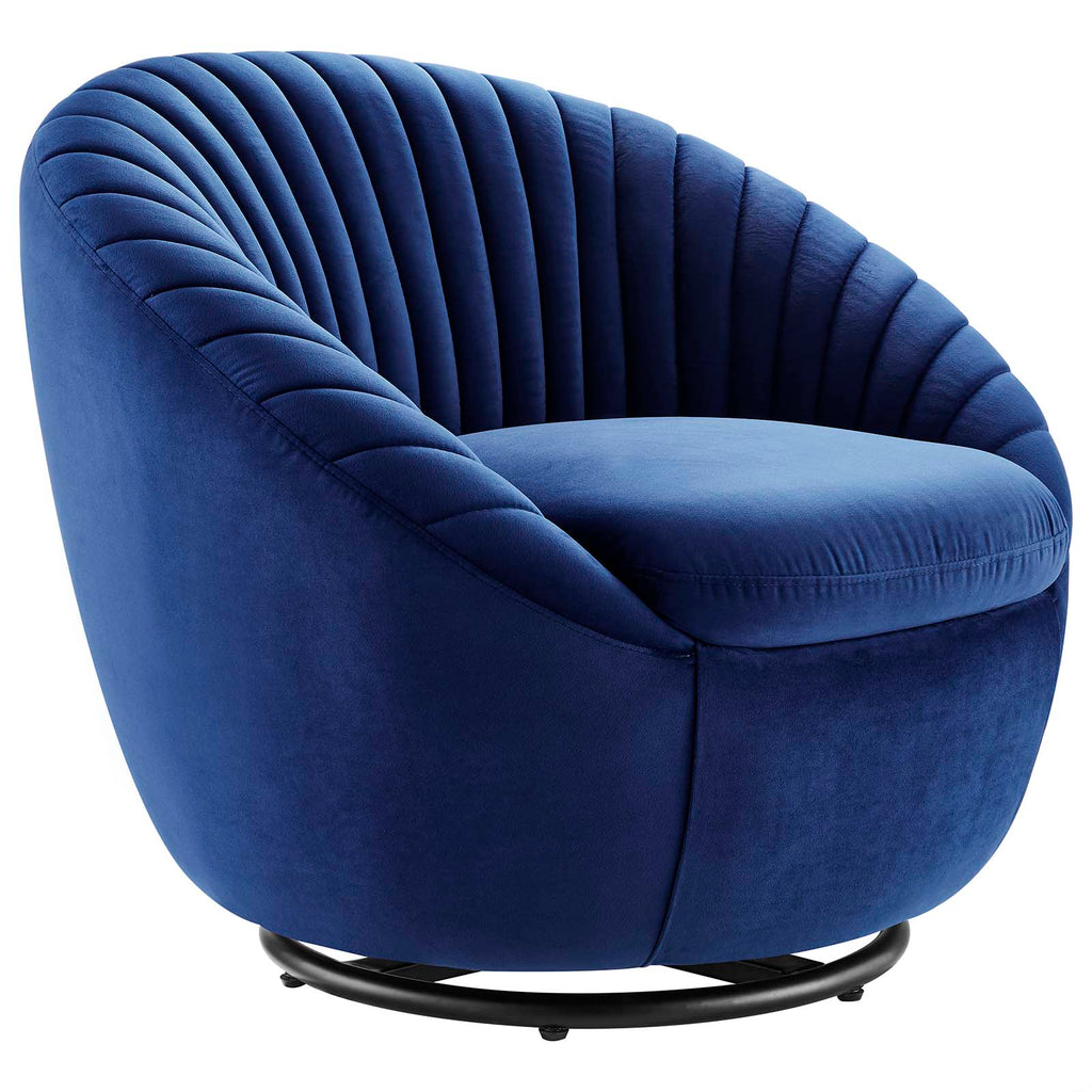 Whirr Tufted Performance Velvet Swivel Chair by Modway