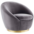 Buttercup Performance Velvet Swivel Chair by Modway