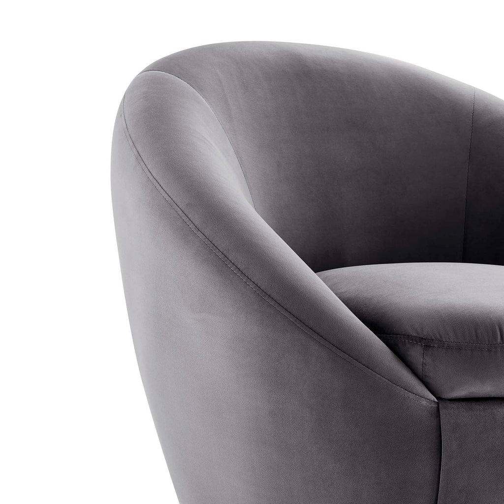 Buttercup Performance Velvet Swivel Chair by Modway
