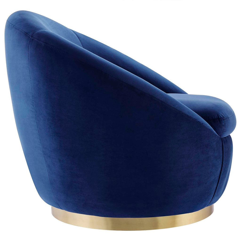 Buttercup Performance Velvet Swivel Chair by Modway