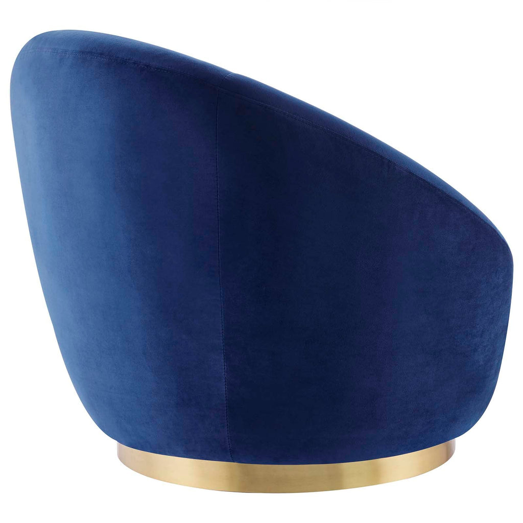 Buttercup Performance Velvet Swivel Chair by Modway