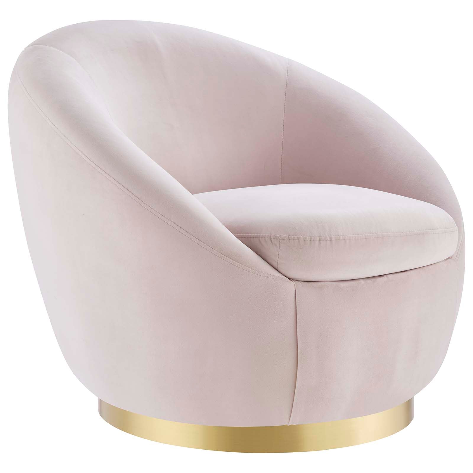 Buttercup Performance Velvet Swivel Chair by Modway