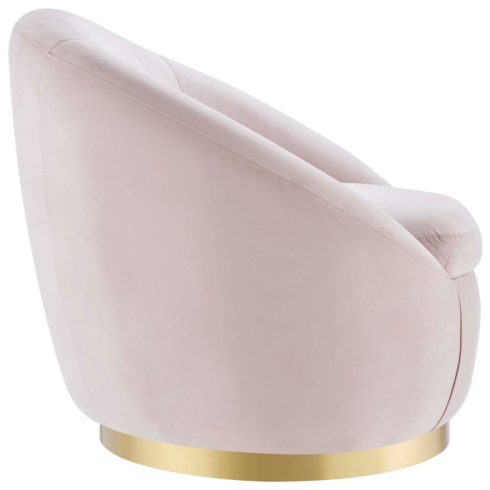 Buttercup Performance Velvet Swivel Chair by Modway