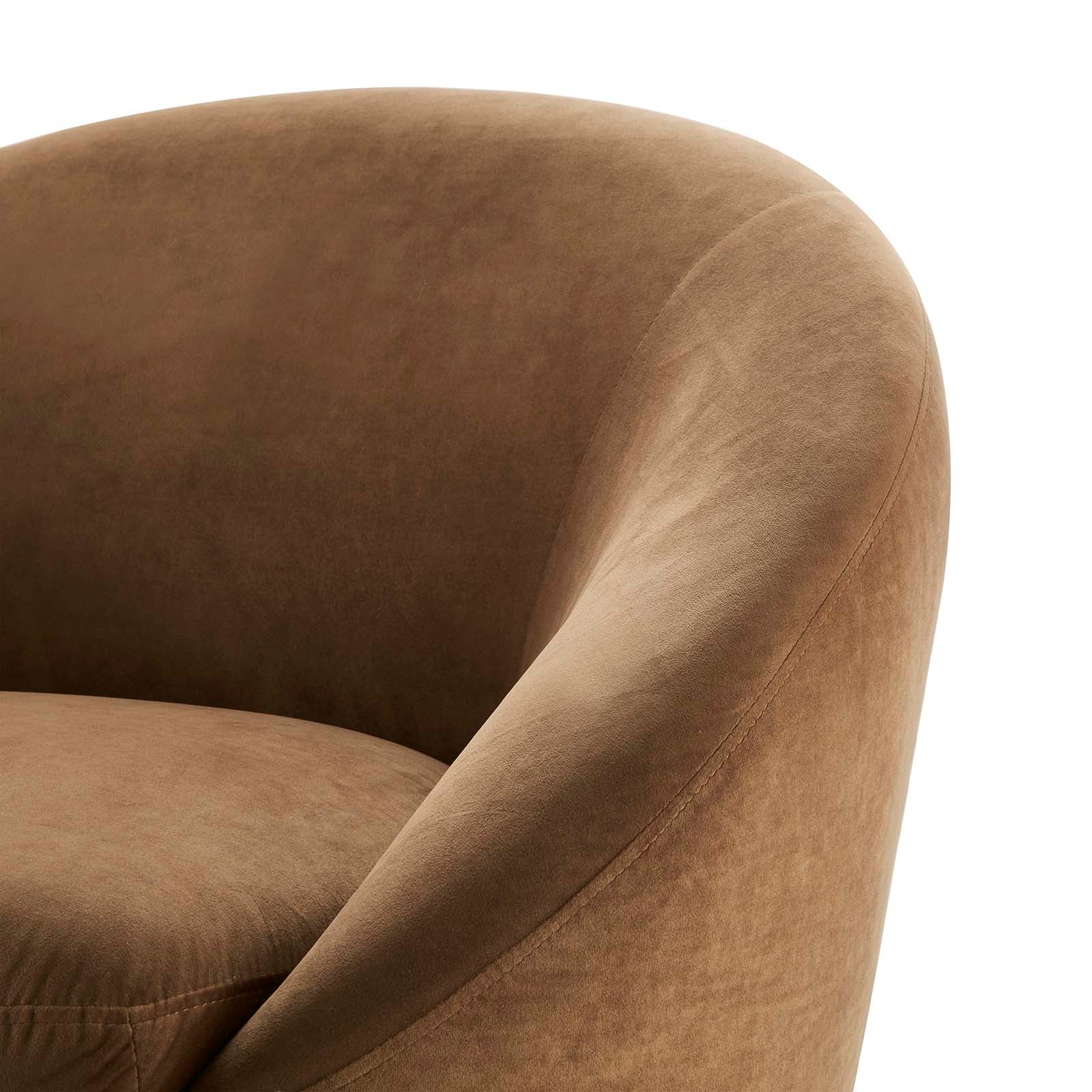 Buttercup Performance Velvet Swivel Chair by Modway