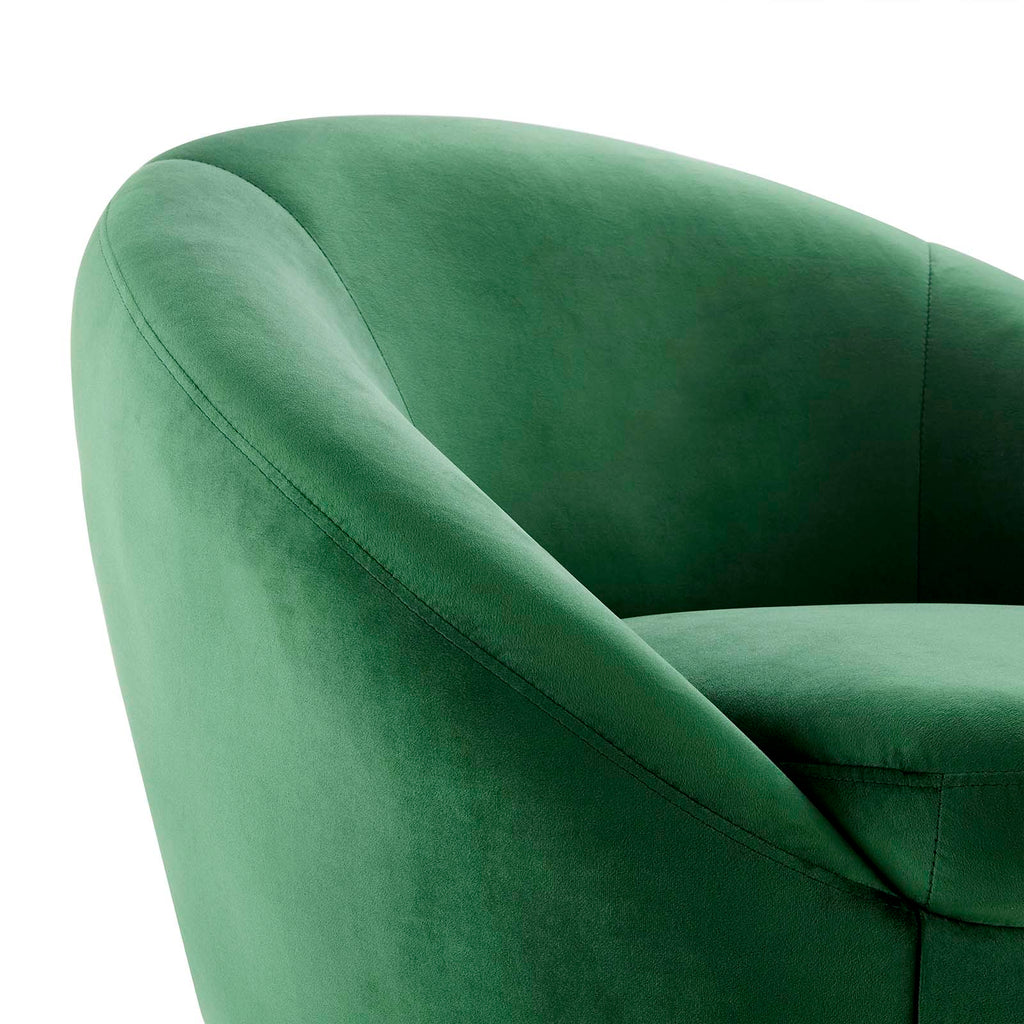 Buttercup Performance Velvet Swivel Chair by Modway