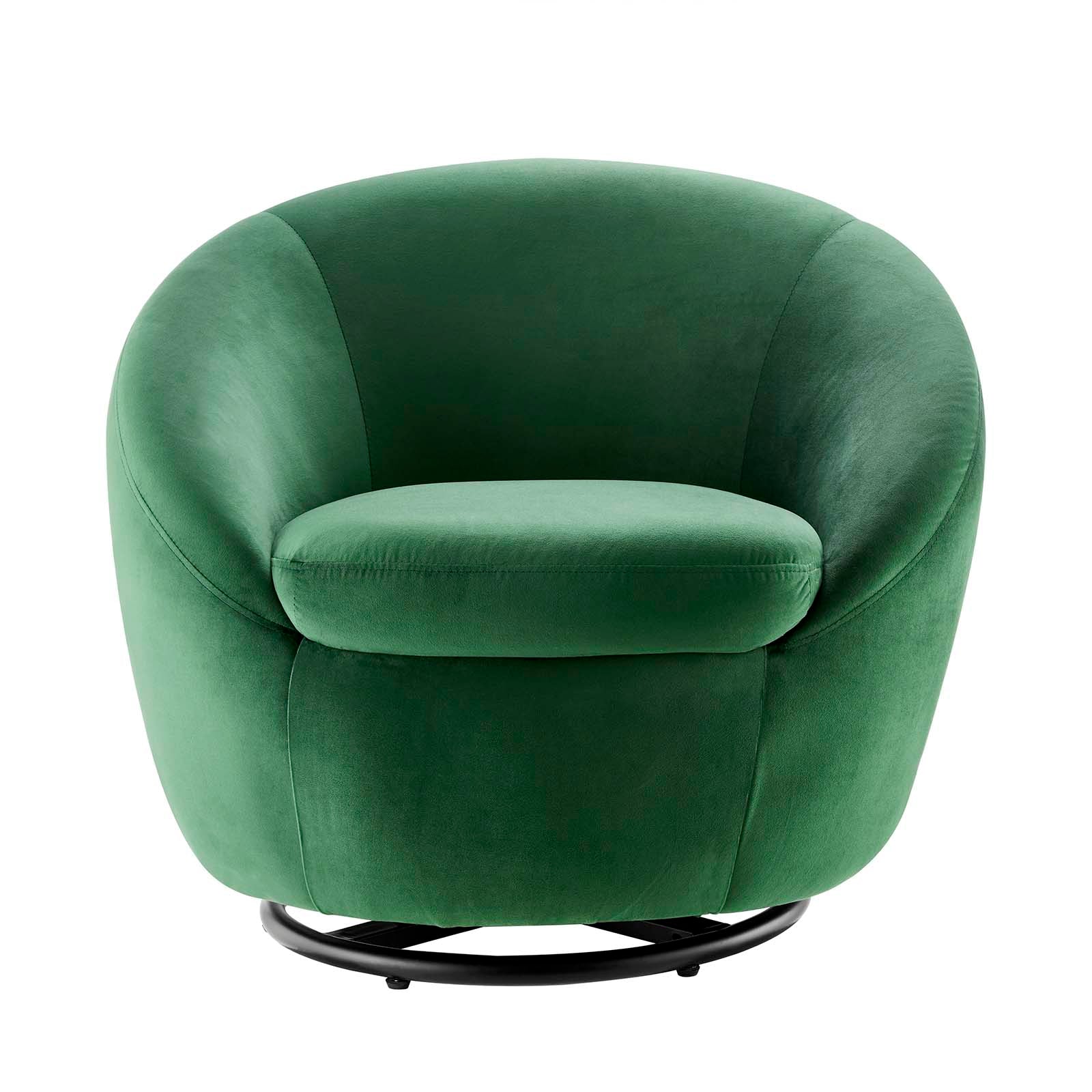 Buttercup Performance Velvet Swivel Chair by Modway