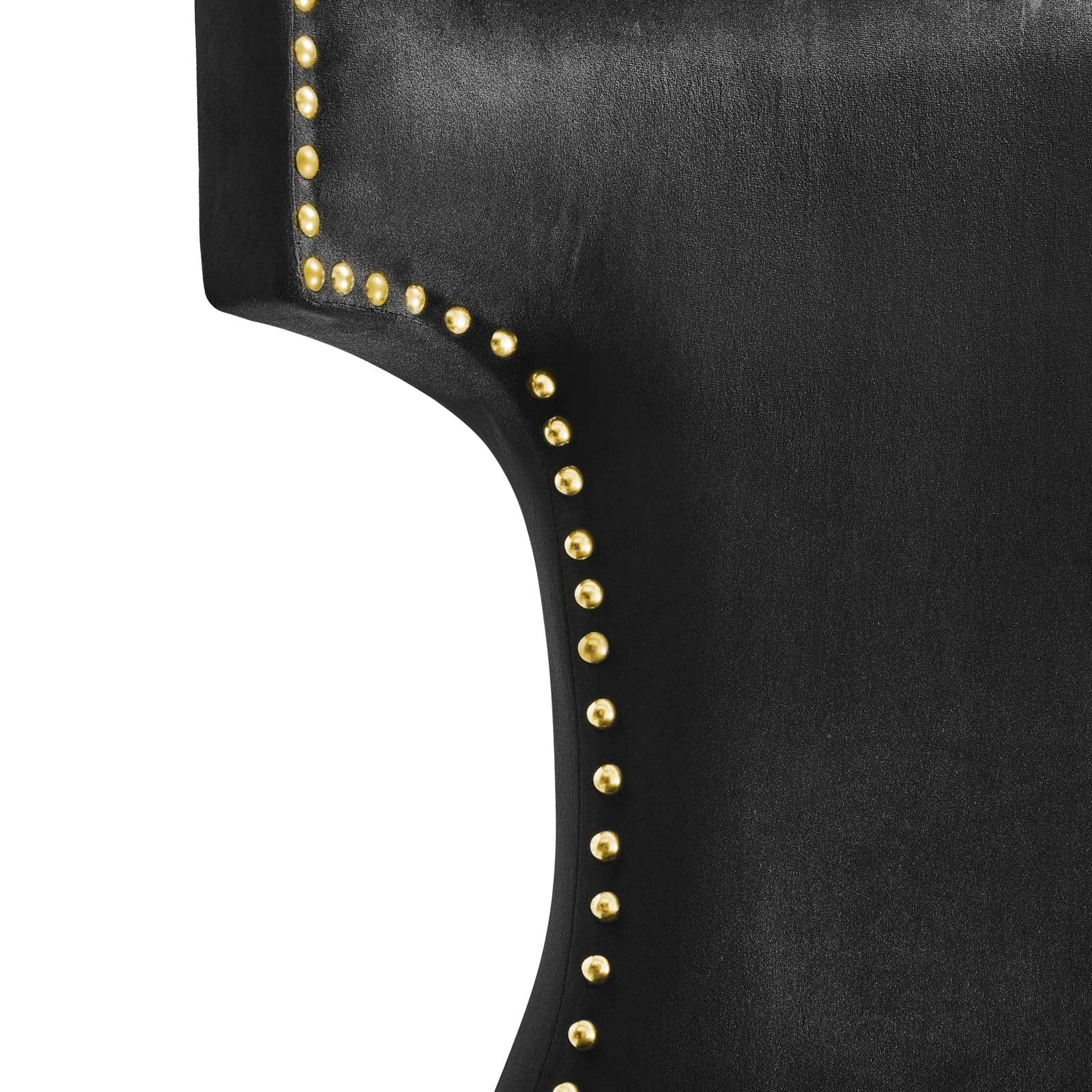 Curve Performance Velvet Dining Chairs Set of 2 by Modway