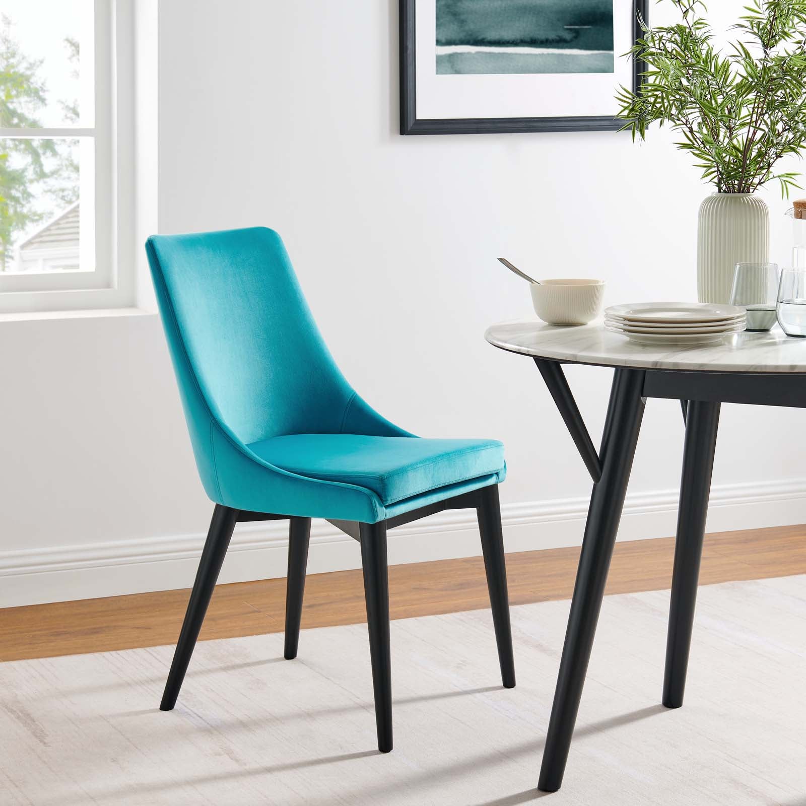 Viscount Performance Velvet Dining Chair by Modway