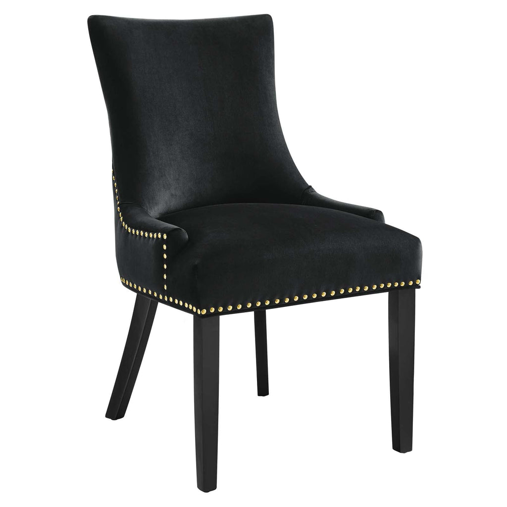 Marquis Performance Velvet Dining Chairs Set of 2 by Modway