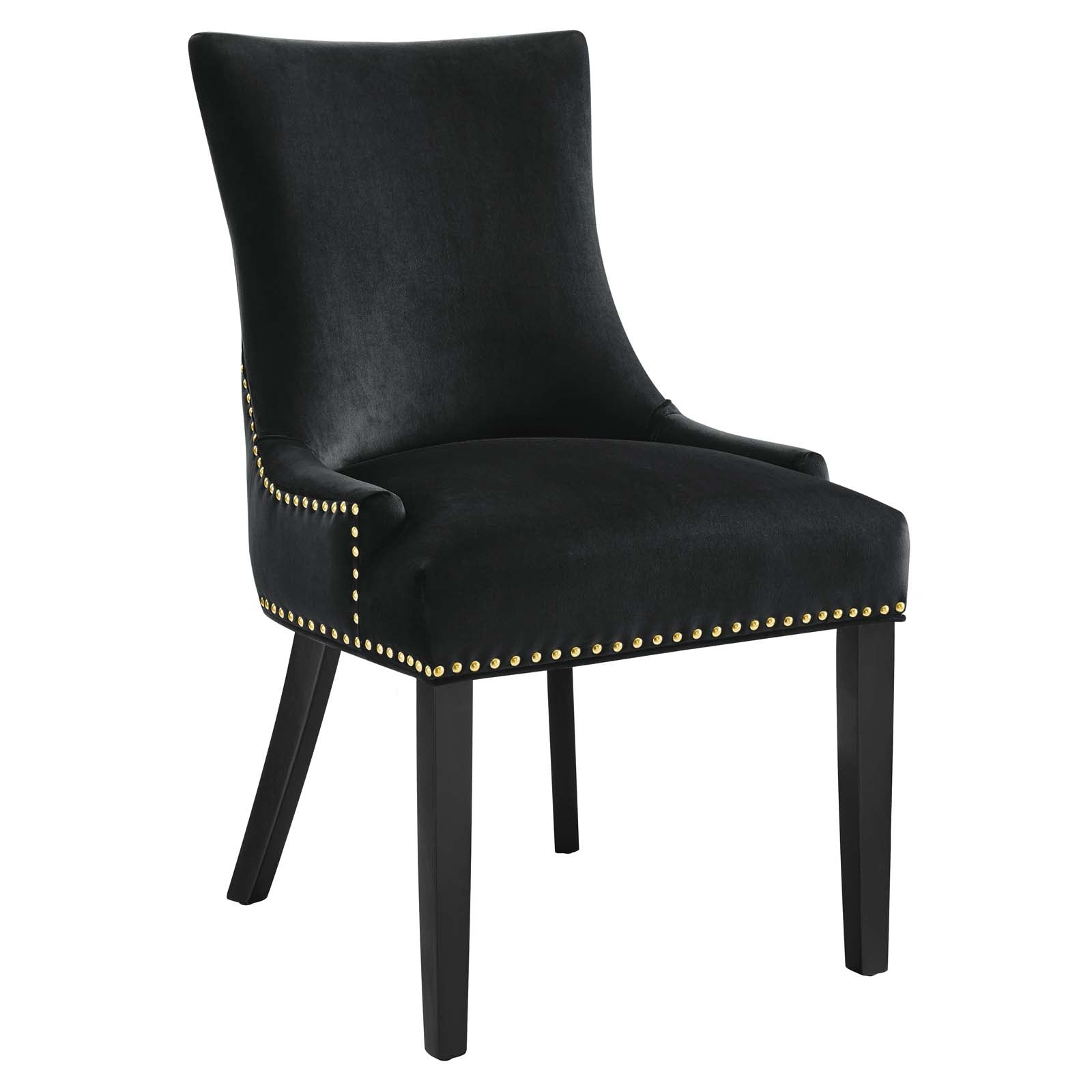 Marquis Performance Velvet Dining Chairs Set of 2 by Modway