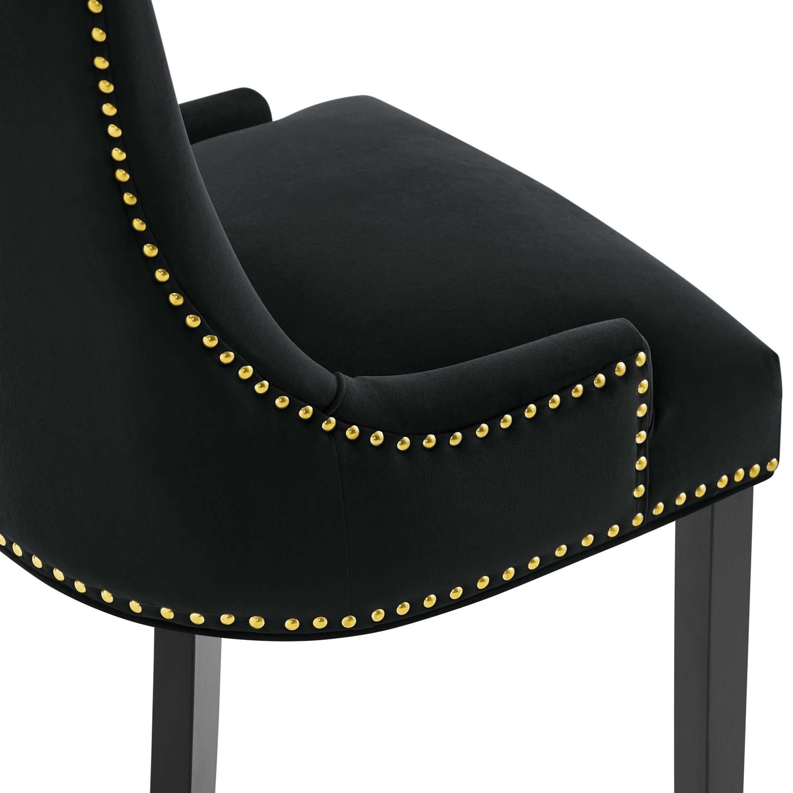 Marquis Performance Velvet Dining Chairs Set of 2 by Modway