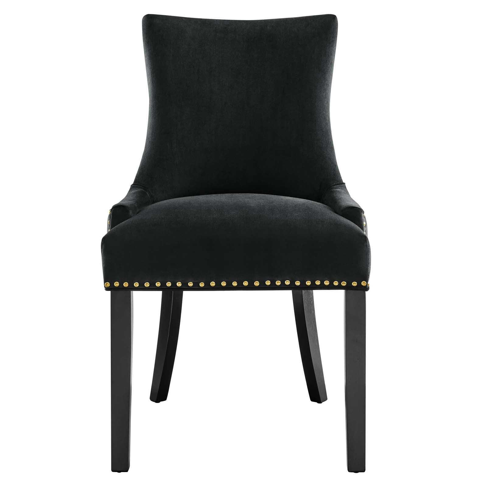 Marquis Performance Velvet Dining Chairs Set of 2 by Modway