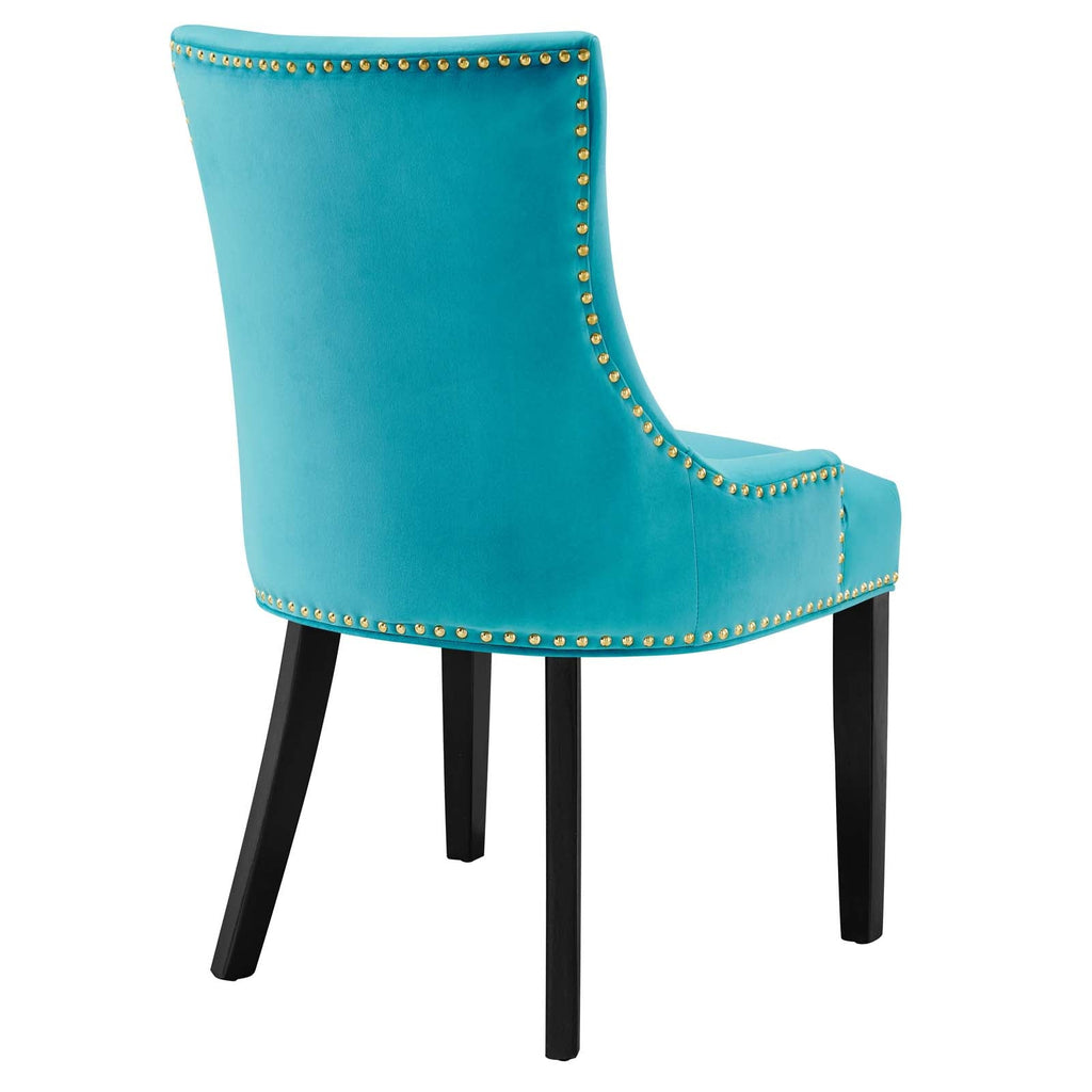 Marquis Performance Velvet Dining Chairs Set of 2 by Modway