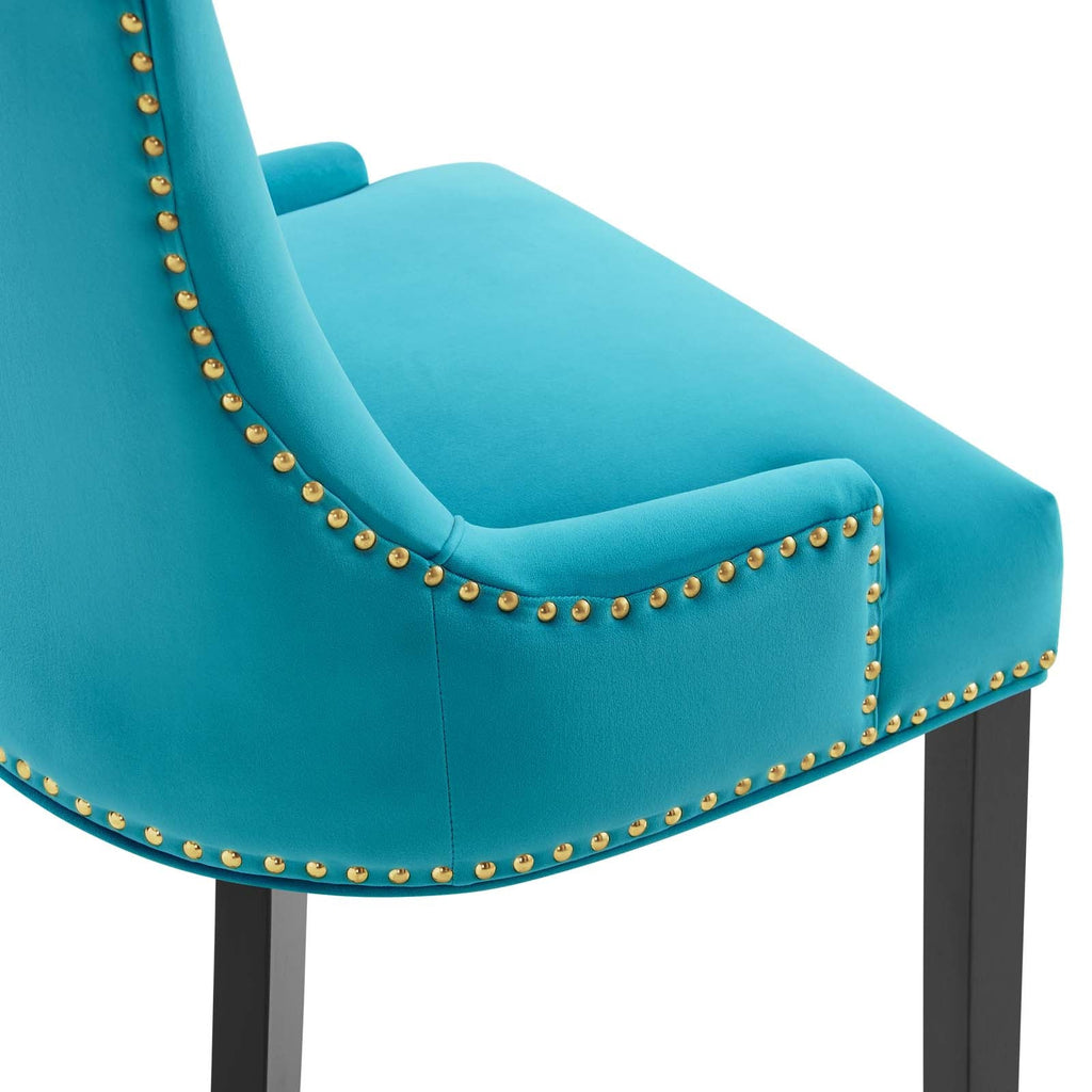 Marquis Performance Velvet Dining Chairs Set of 2 by Modway