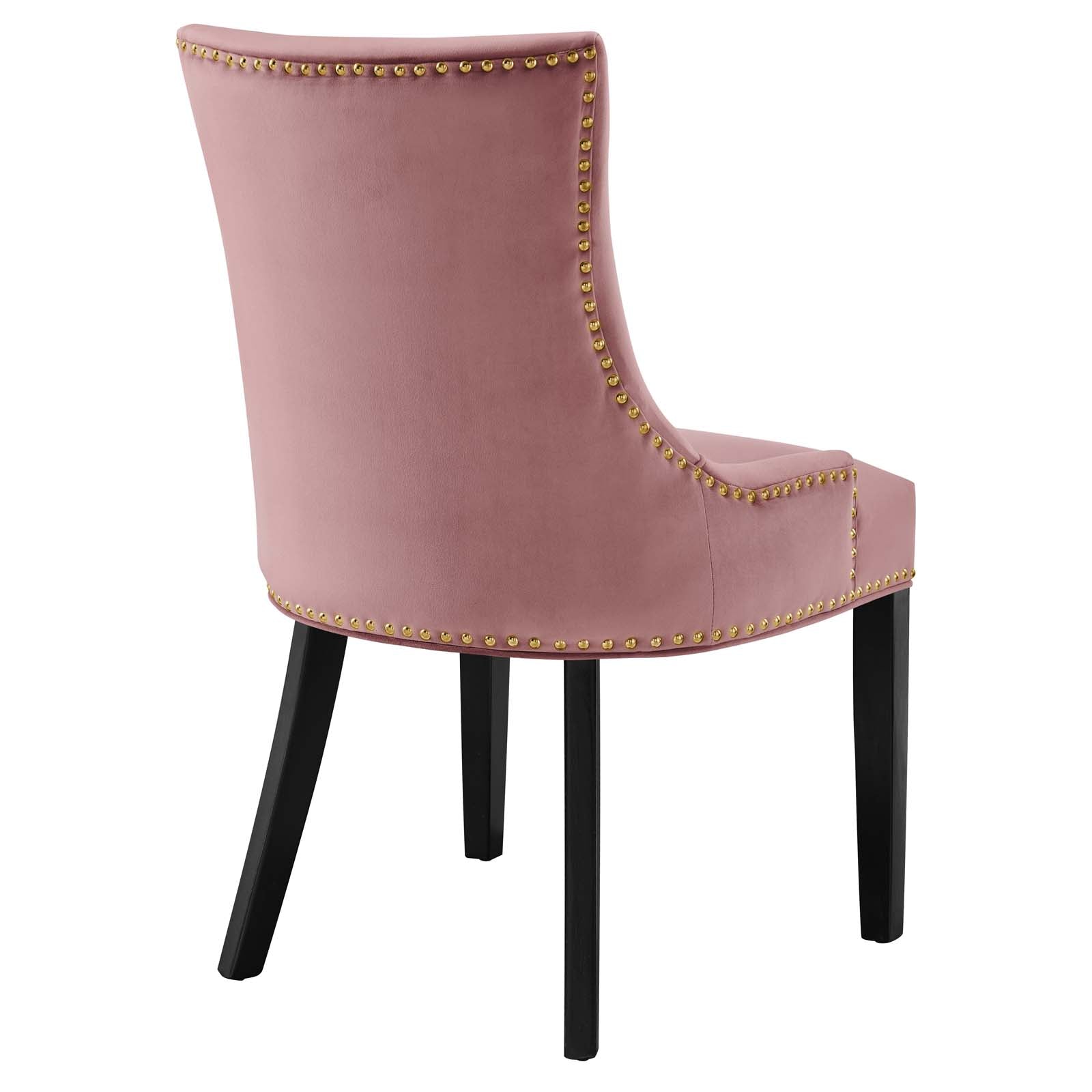 Marquis Performance Velvet Dining Chairs Set of 2 by Modway