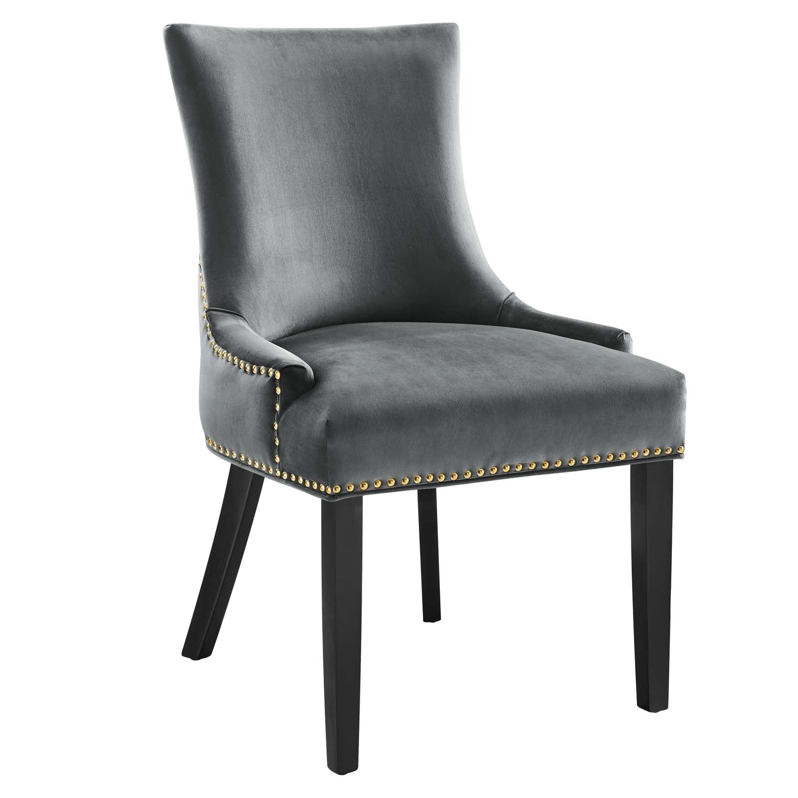 Marquis Performance Velvet Dining Chairs Set of 2 by Modway