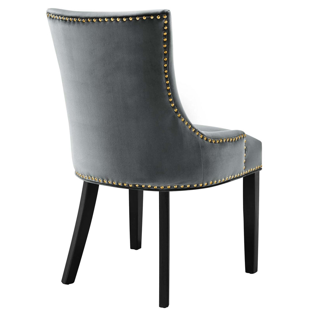 Marquis Performance Velvet Dining Chairs Set of 2 by Modway