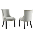Marquis Performance Velvet Dining Chairs Set of 2 by Modway