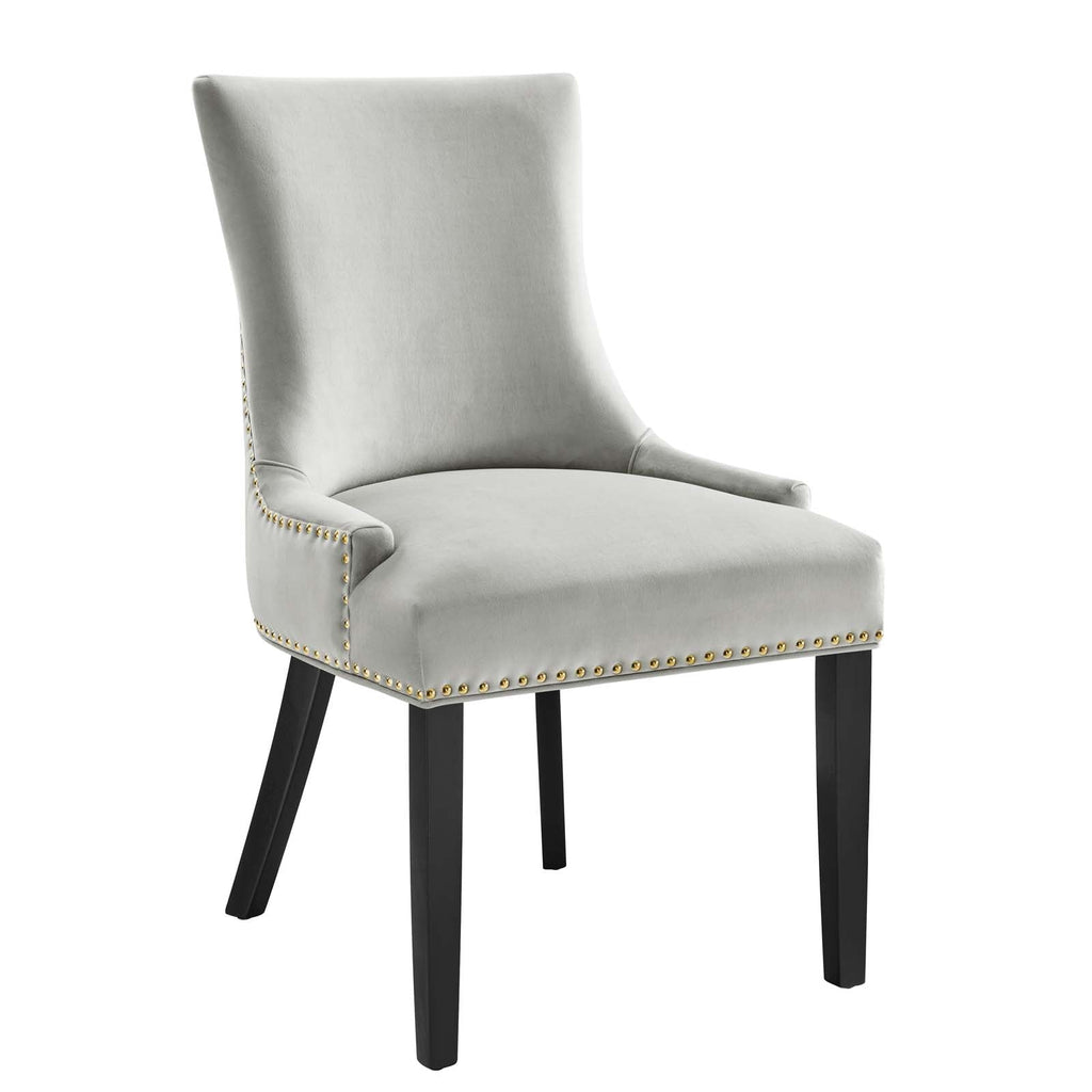 Marquis Performance Velvet Dining Chairs Set of 2 by Modway